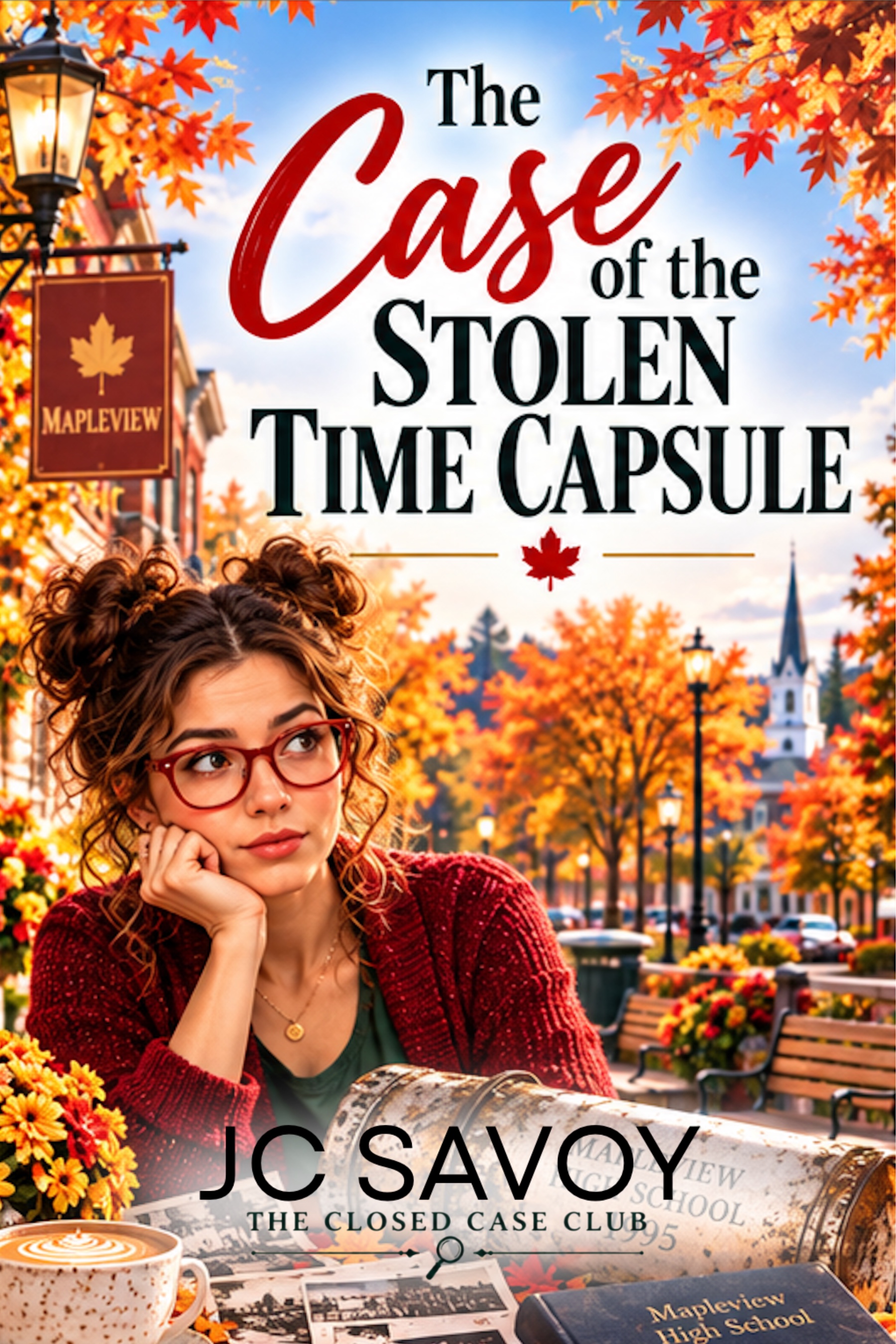 Book cover: The Case of the Stolen Time Capsule by JC Savoy